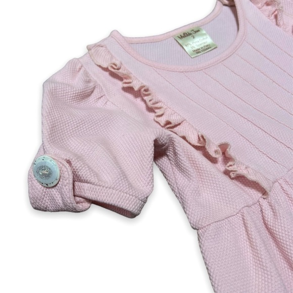 Matilda Jane Pinkie Lap Dress‎ Sack Lunch 4 Pink Ruffles Girls - Picture 3 of 3